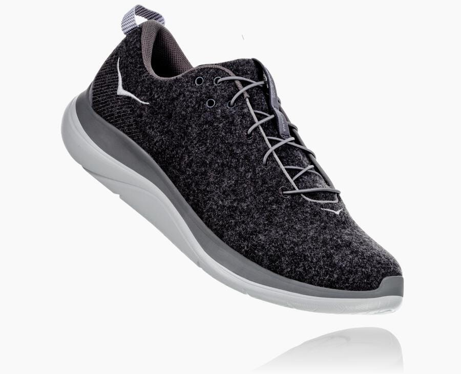 Hoka One One Løbesko Dame - Hupana Flow Wool - Mørkegrå - 281063SVG